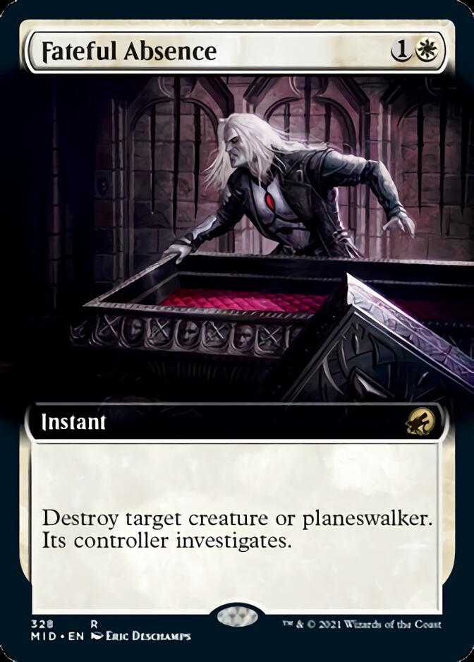 Fateful Absence (Extended Art) [Innistrad: Midnight Hunt] | Card Merchant Takapuna