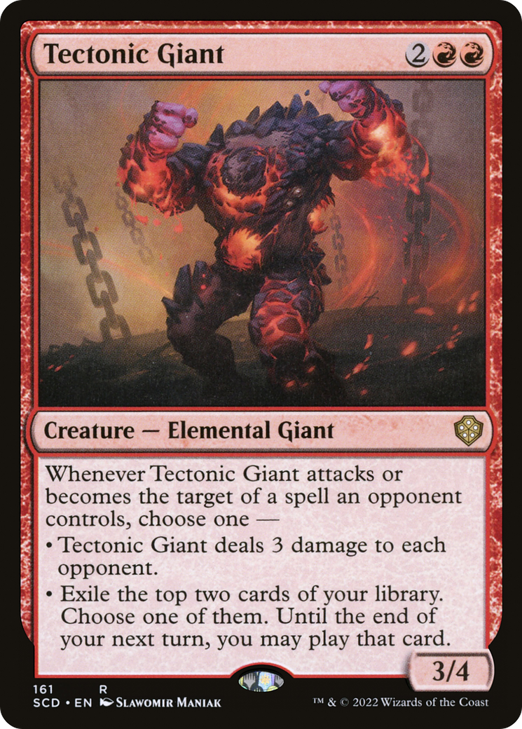 Tectonic Giant [Starter Commander Decks] | Card Merchant Takapuna