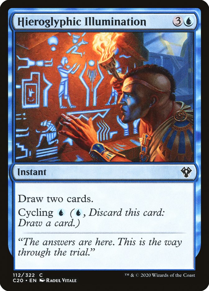 Hieroglyphic Illumination [Commander 2020] | Card Merchant Takapuna