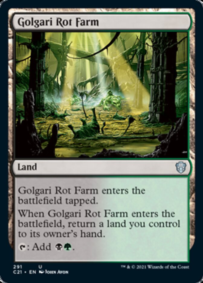 Golgari Rot Farm [Commander 2021] | Card Merchant Takapuna