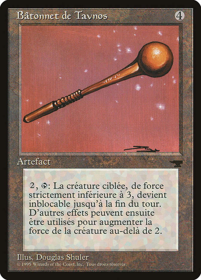 Tawnos's Wand (French) - "Batonnet de Tavnos" [Renaissance] | Card Merchant Takapuna