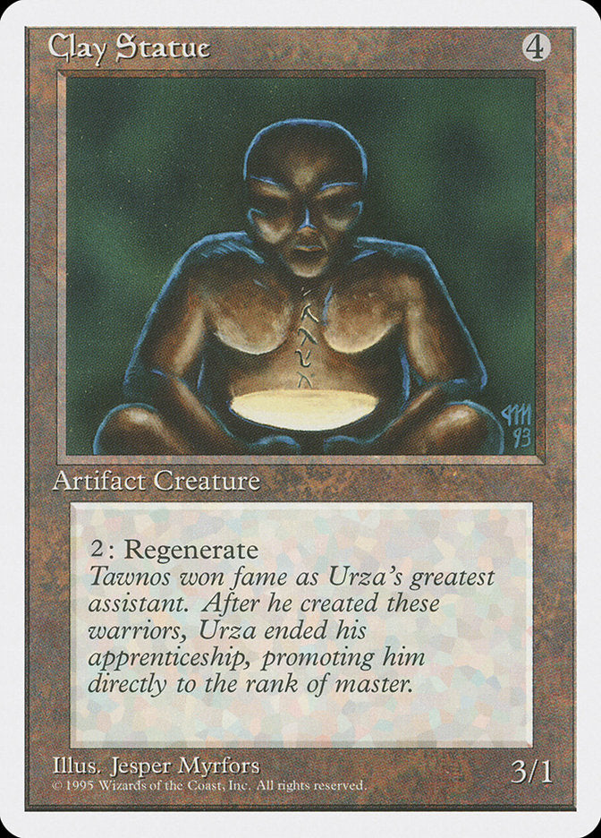 Clay Statue [Fourth Edition] | Card Merchant Takapuna