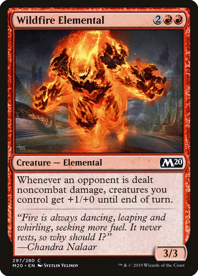 Wildfire Elemental [Core Set 2020] | Card Merchant Takapuna