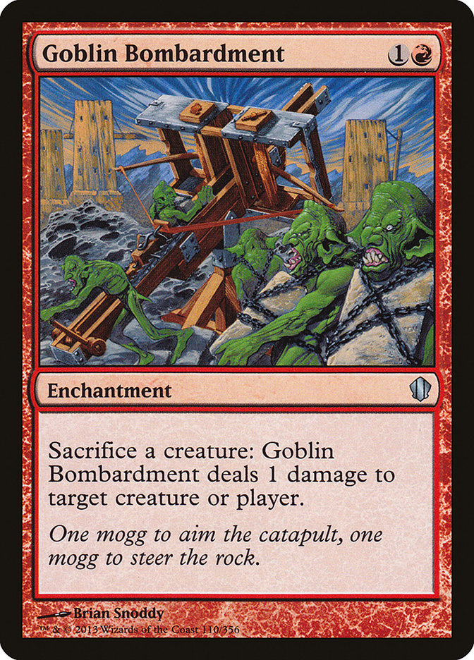 Goblin Bombardment [Commander 2013] | Card Merchant Takapuna