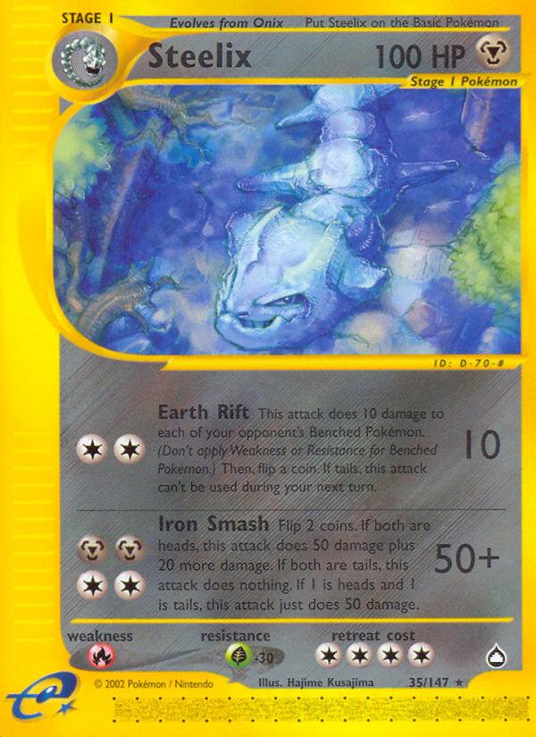 Steelix (35/147) [Aquapolis] | Card Merchant Takapuna