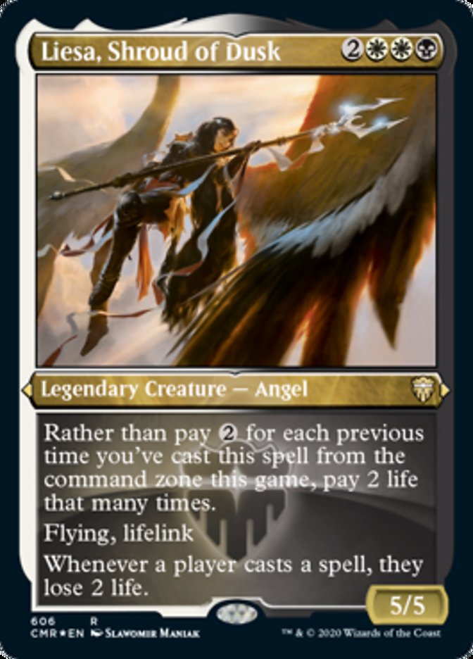 Liesa, Shroud of Dusk (Etched) [Commander Legends] | Card Merchant Takapuna