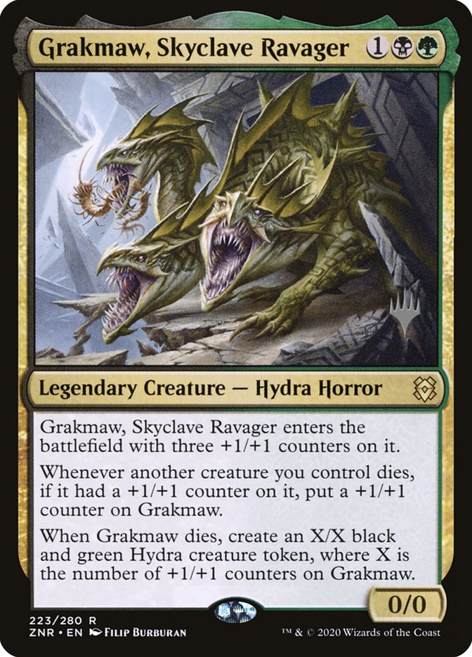 Grakmaw, Skyclave Ravager (Promo Pack) [Zendikar Rising Promos] | Card Merchant Takapuna