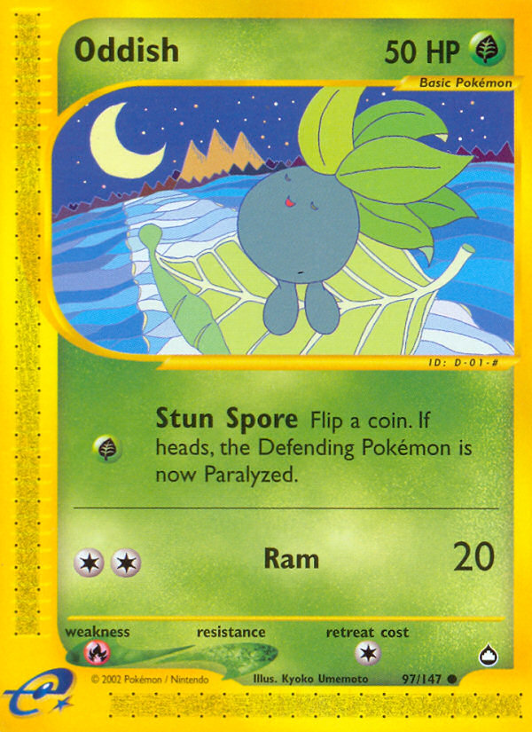 Oddish (97/147) [Aquapolis] | Card Merchant Takapuna