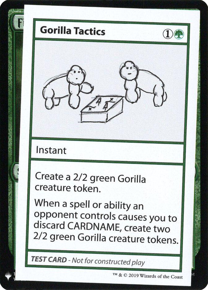 Gorilla Tactics [Mystery Booster Playtest Cards] | Card Merchant Takapuna