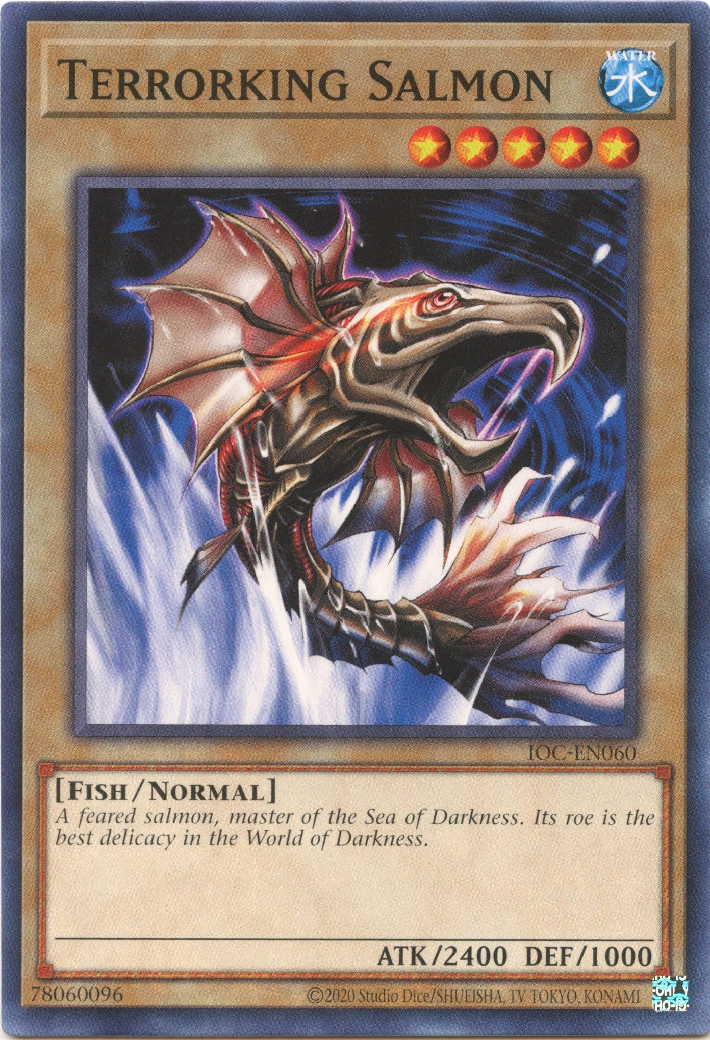 Terrorking Salmon (25th Anniversary) [IOC-EN060] Common | Card Merchant Takapuna