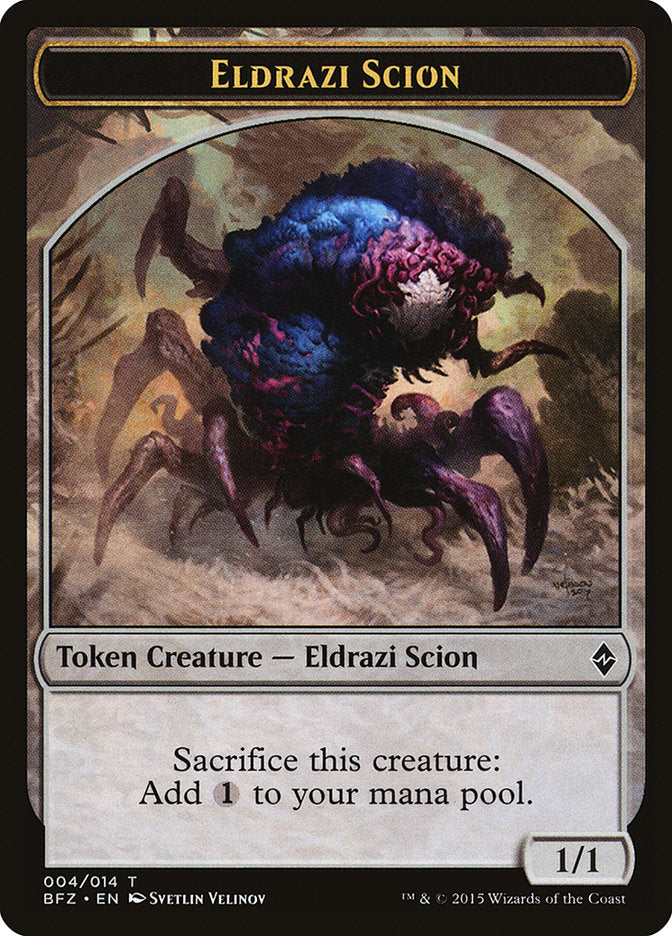 Eldrazi Scion Token (004/014) [Battle for Zendikar Tokens] | Card Merchant Takapuna