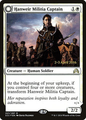 Hanweir Militia Captain // Westvale Cult Leader [Shadows over Innistrad Prerelease Promos] | Card Merchant Takapuna