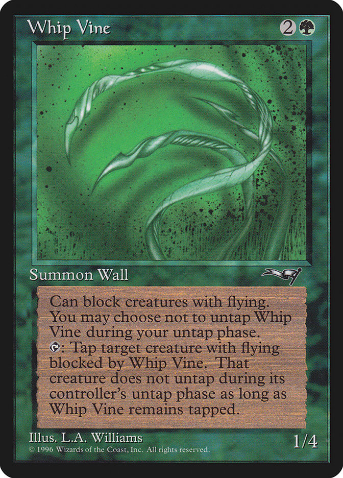 Whip Vine (No Birds) [Alliances] | Card Merchant Takapuna