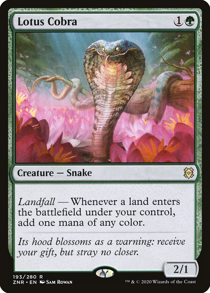 Lotus Cobra [Zendikar Rising] | Card Merchant Takapuna