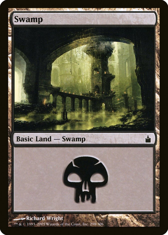 Swamp (298) [Ravnica: City of Guilds] | Card Merchant Takapuna