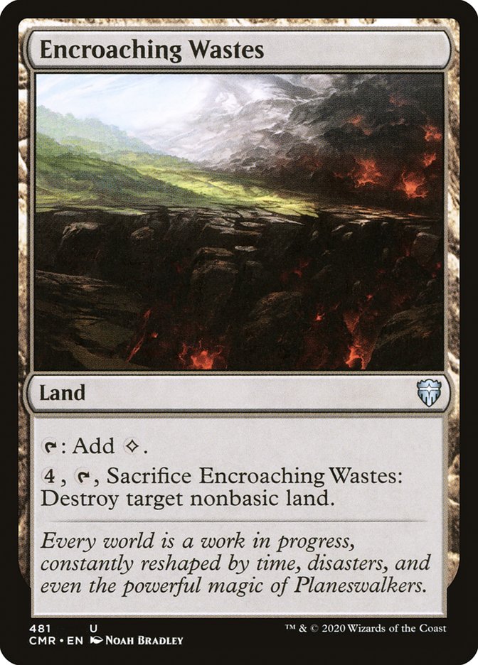 Encroaching Wastes [Commander Legends] | Card Merchant Takapuna