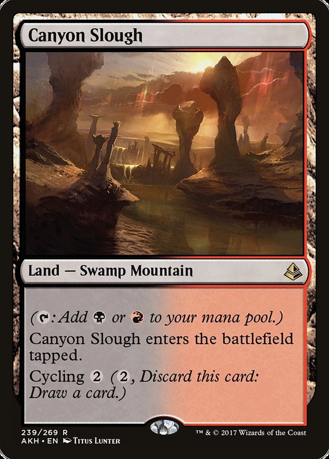 Canyon Slough [Amonkhet] | Card Merchant Takapuna