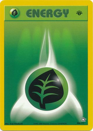 Grass Energy (108/111) [Neo Genesis Unlimited] | Card Merchant Takapuna