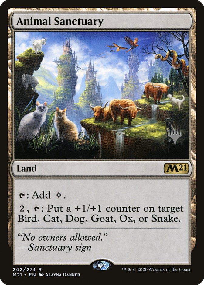 Animal Sanctuary (Promo Pack) [Core Set 2021 Promos] | Card Merchant Takapuna