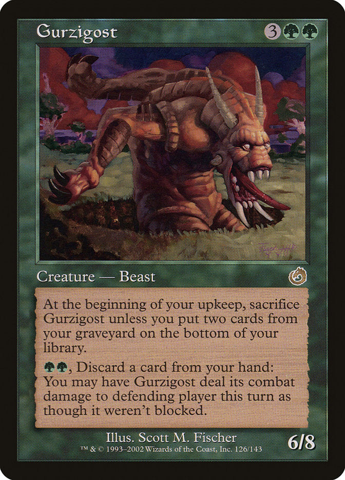 Gurzigost [Torment] | Card Merchant Takapuna