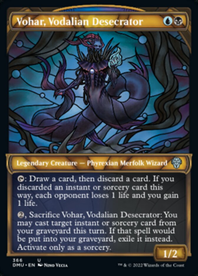 Vohar, Vodalian Desecrator (Showcase Textured) [Dominaria United] | Card Merchant Takapuna