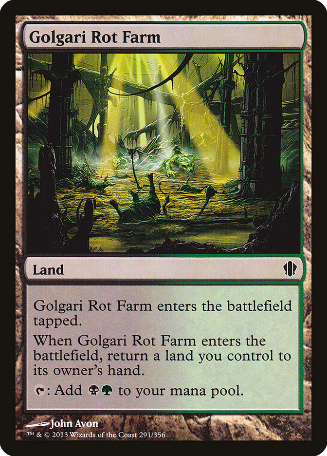 Golgari Rot Farm [Commander 2013] | Card Merchant Takapuna