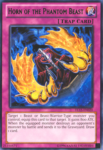 Horn of the Phantom Beast (Green) [DL15-EN020] Rare | Card Merchant Takapuna