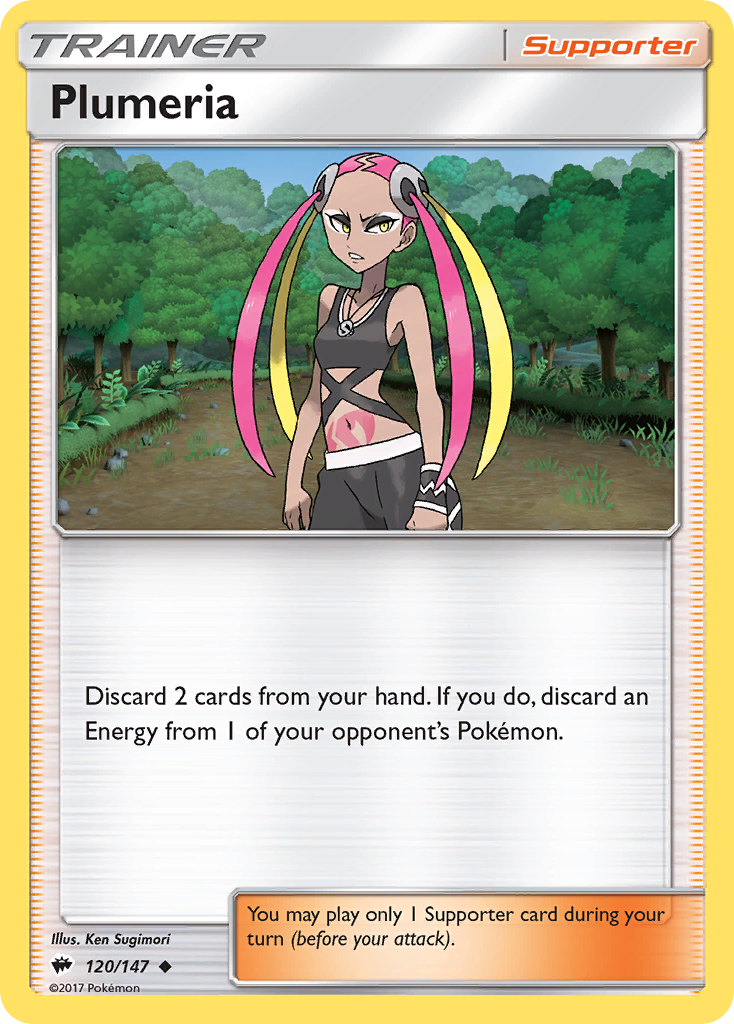 Plumeria (120/147) [Sun & Moon: Burning Shadows] | Card Merchant Takapuna