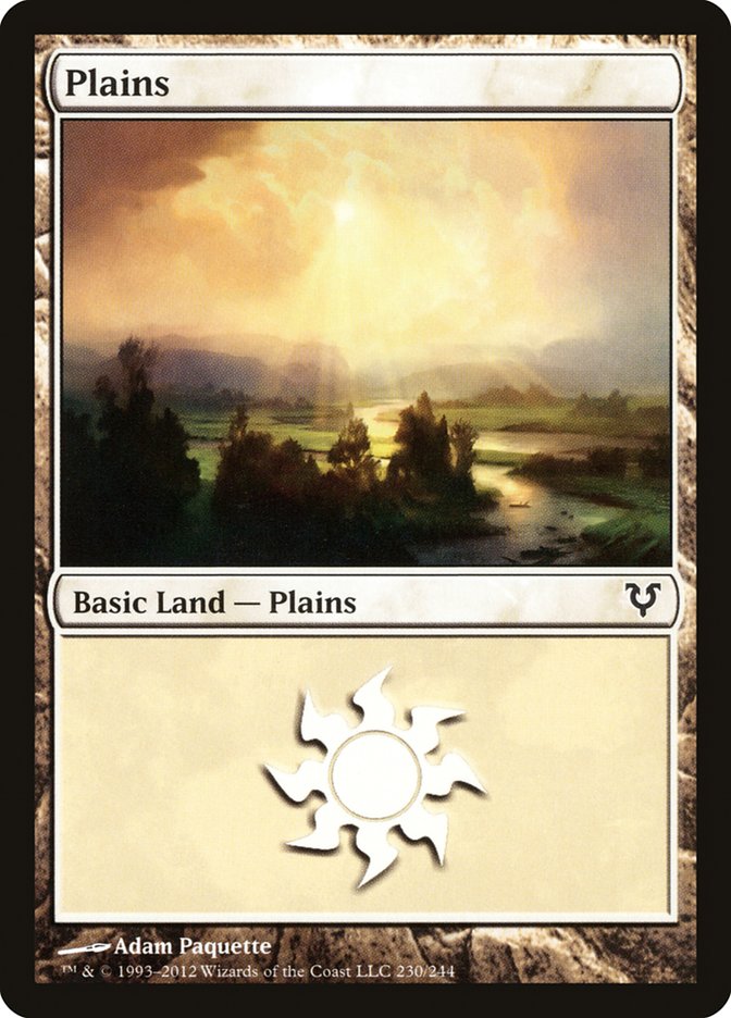 Plains (230) [Avacyn Restored] | Card Merchant Takapuna