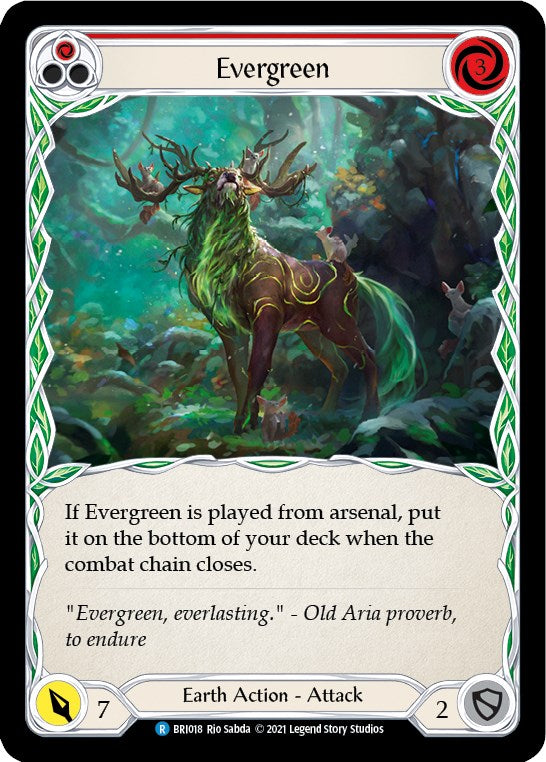 Evergreen (Red) [BRI018] (Tales of Aria Briar Blitz Deck)  1st Edition Normal | Card Merchant Takapuna