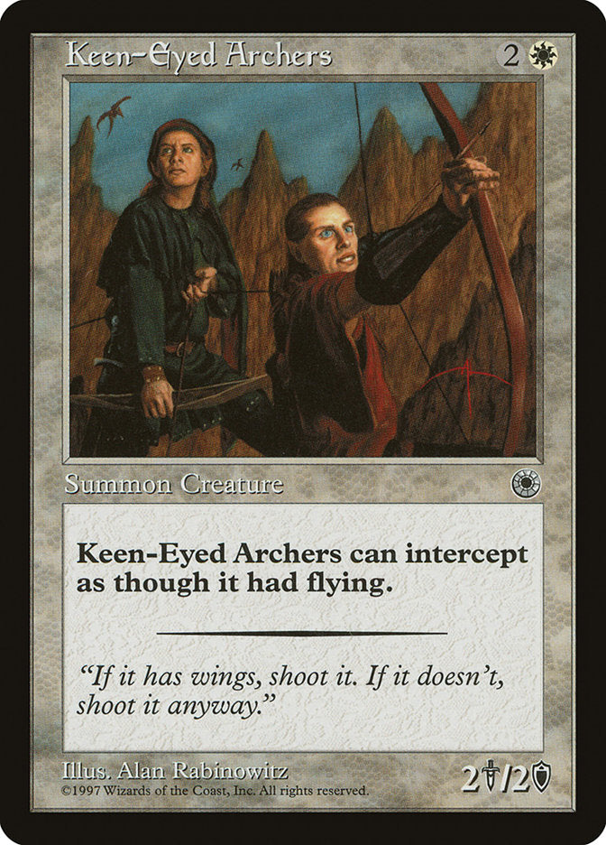 Keen-Eyed Archers [Portal] | Card Merchant Takapuna