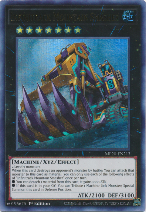 Infinitrack Mountain Smasher [MP20-EN213] Ultra Rare | Card Merchant Takapuna