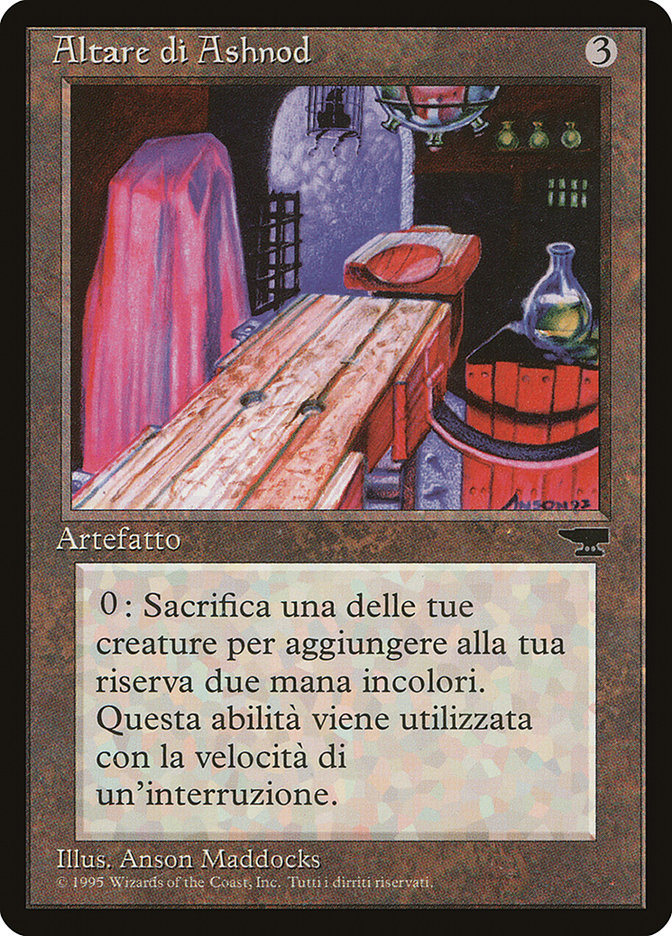 Ashnod's Altar (Italian) - "Altare di Ashnod" [Rinascimento] | Card Merchant Takapuna