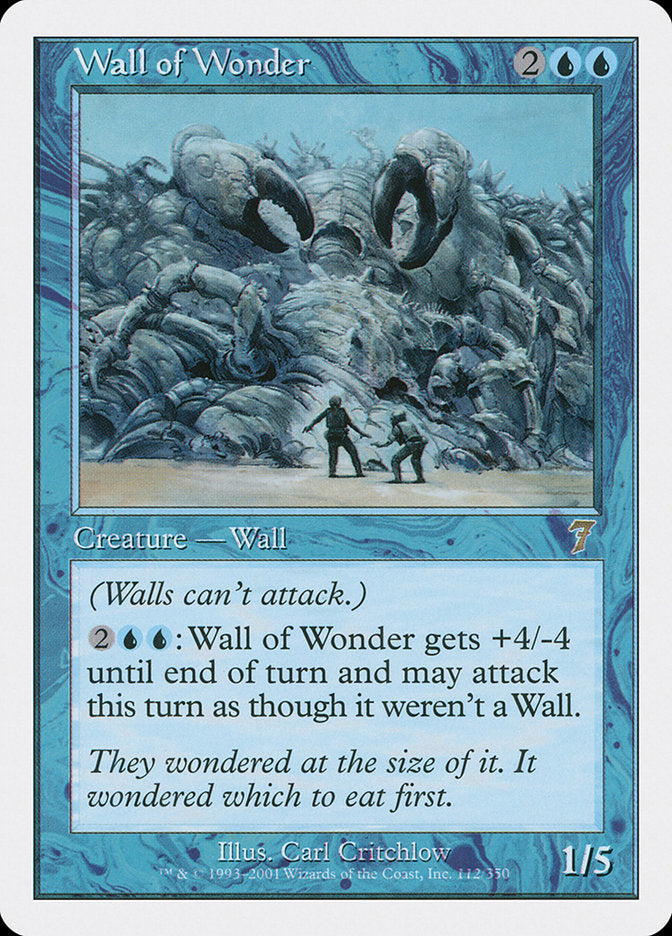 Wall of Wonder [Seventh Edition] | Card Merchant Takapuna