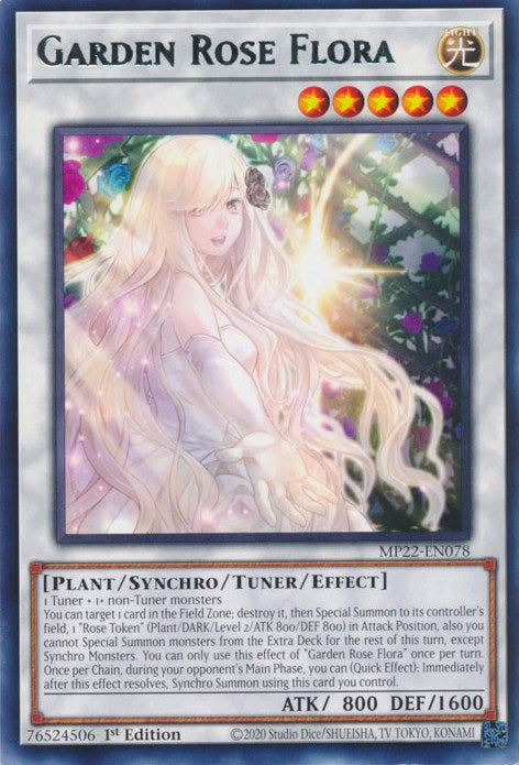 Garden Rose Flora [MP22-EN078] Rare | Card Merchant Takapuna