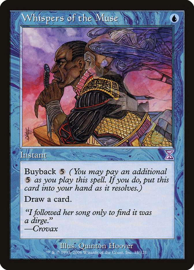 Whispers of the Muse [Time Spiral Timeshifted] | Card Merchant Takapuna