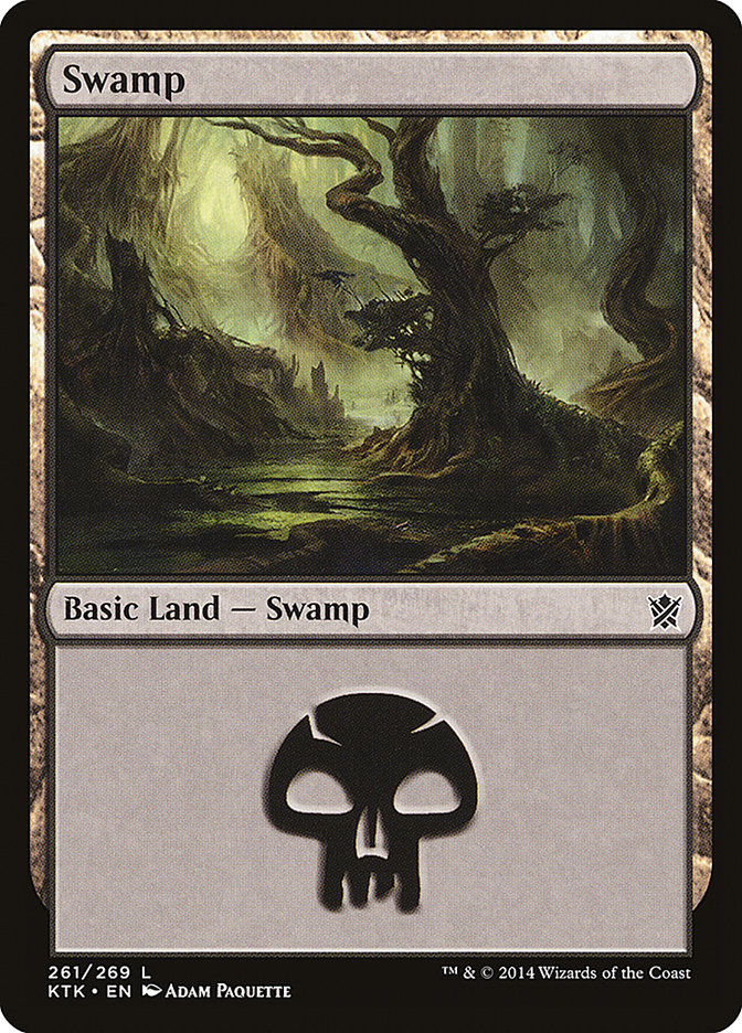 Swamp (261) [Khans of Tarkir] | Card Merchant Takapuna