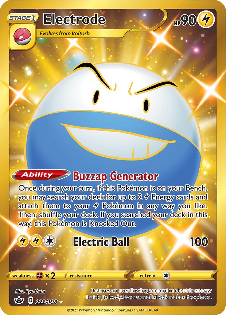 Electrode (222/198) [Sword & Shield: Chilling Reign] | Card Merchant Takapuna