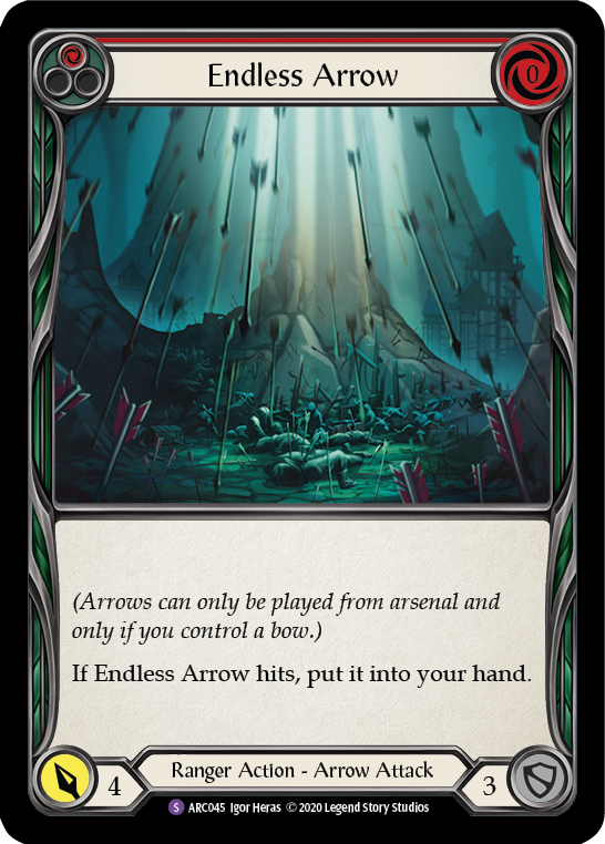 Endless Arrow [U-ARC045] (Arcane Rising Unlimited)  Unlimited Rainbow Foil | Card Merchant Takapuna