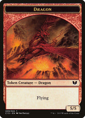 Dragon // Dragon Double-Sided Token [Commander 2015 Tokens] | Card Merchant Takapuna