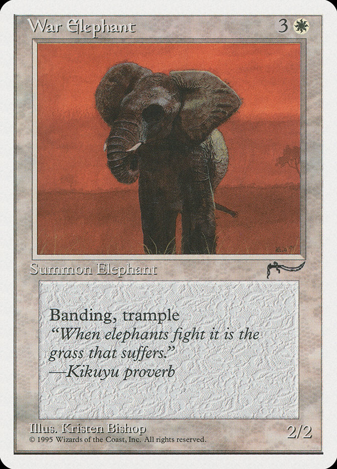 War Elephant [Chronicles] | Card Merchant Takapuna