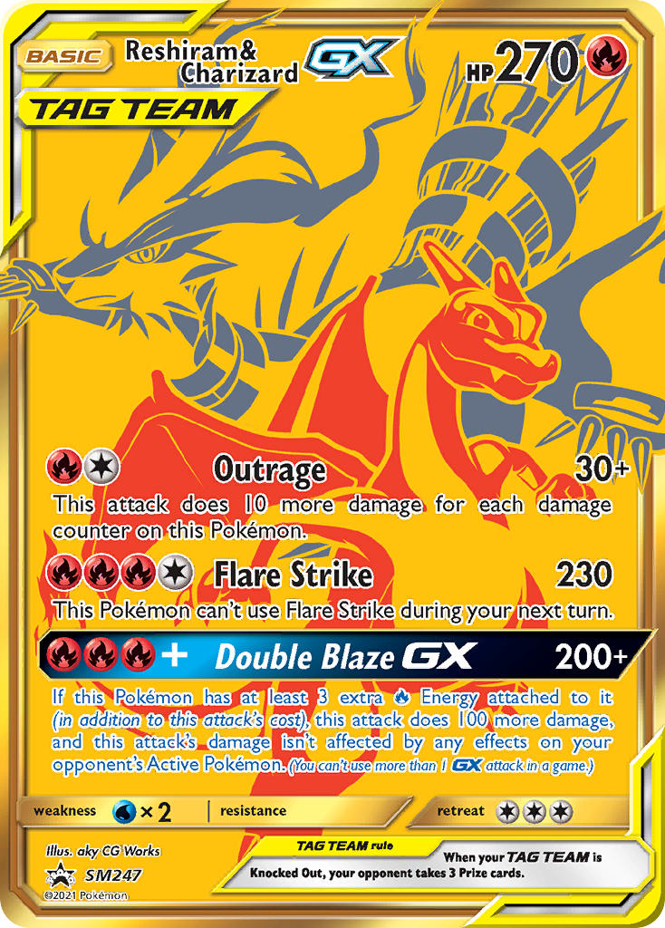 Reshiram & Charizard GX (SM247) [Sun & Moon: Black Star Promos] | Card Merchant Takapuna