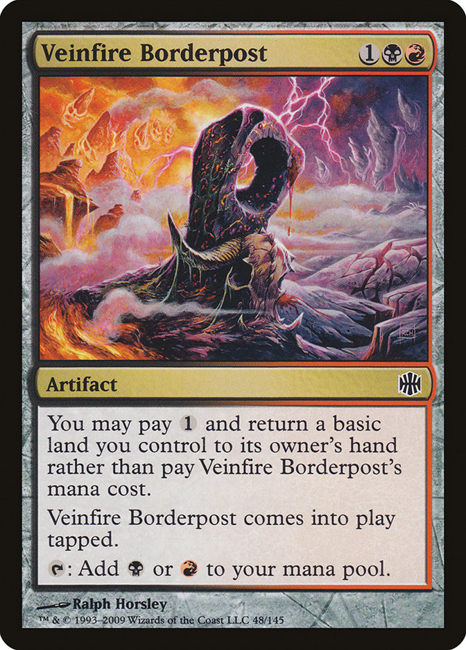 Veinfire Borderpost [Alara Reborn] | Card Merchant Takapuna