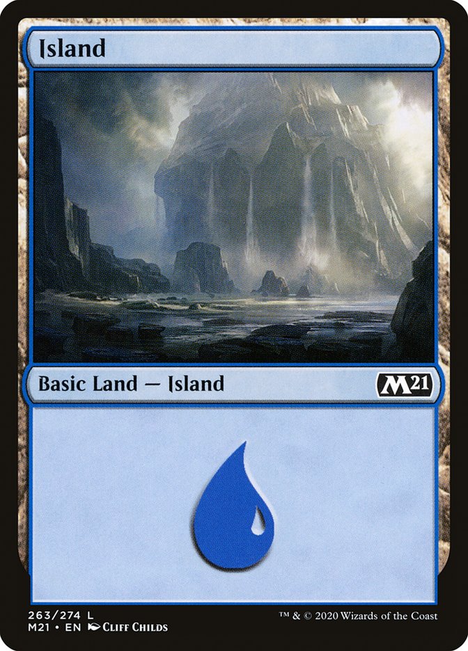 Island (263) [Core Set 2021] | Card Merchant Takapuna