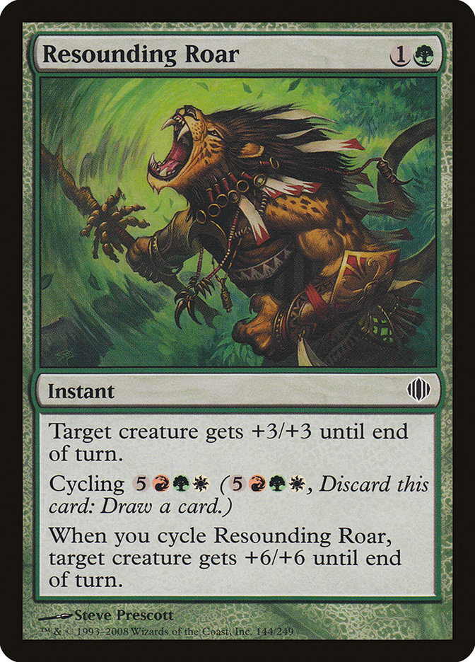 Resounding Roar [Shards of Alara] | Card Merchant Takapuna