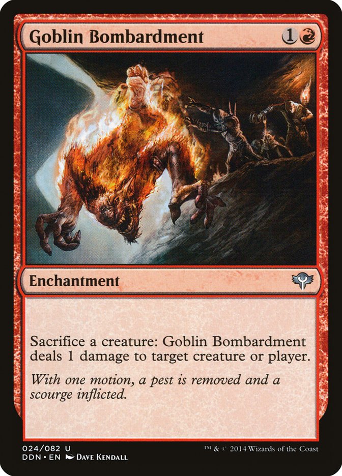 Goblin Bombardment [Duel Decks: Speed vs. Cunning] | Card Merchant Takapuna