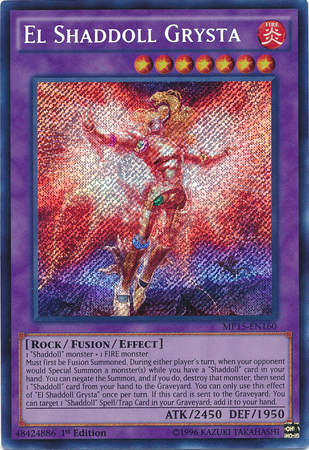 El Shaddoll Grysta [MP15-EN160] Secret Rare | Card Merchant Takapuna