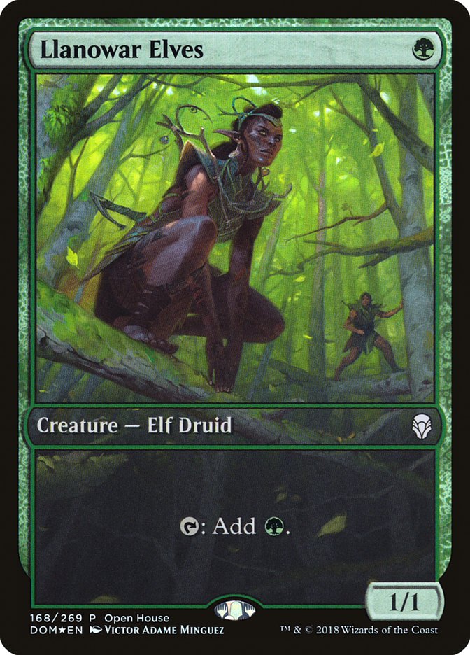 Llanowar Elves (Open House) [Dominaria Promos] | Card Merchant Takapuna