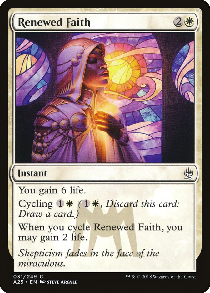 Renewed Faith [Masters 25] | Card Merchant Takapuna