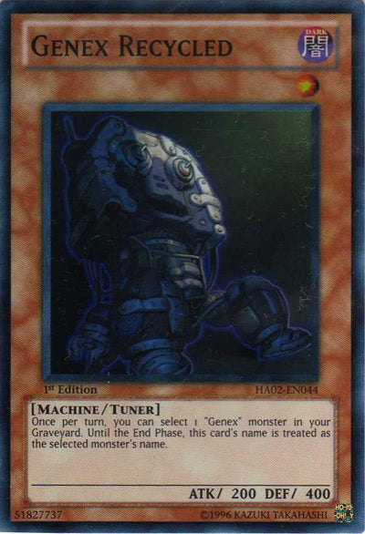 Genex Recycled [HA02-EN044] Super Rare | Card Merchant Takapuna